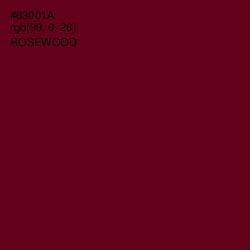 #63001A - Rosewood Color Image