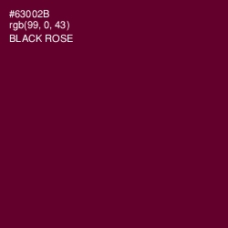 #63002B - Black Rose Color Image