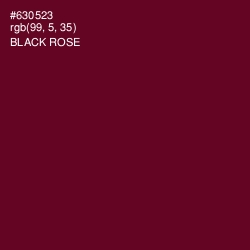 #630523 - Black Rose Color Image