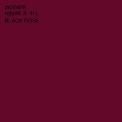 #630829 - Black Rose Color Image