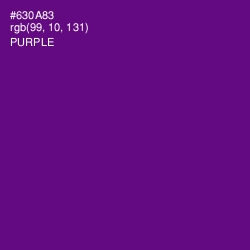 #630A83 - Purple Color Image