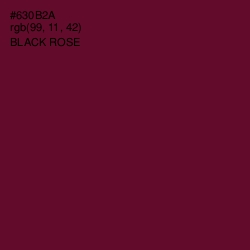 #630B2A - Black Rose Color Image