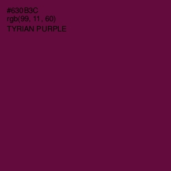 #630B3C - Tyrian Purple Color Image