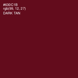 #630C1B - Dark Tan Color Image