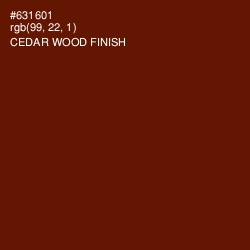 #631601 - Cedar Wood Finish Color Image