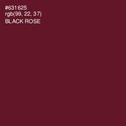 #631625 - Black Rose Color Image