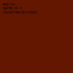 #631701 - Cedar Wood Finish Color Image