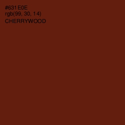 #631E0E - Cherrywood Color Image