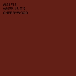 #631F15 - Cherrywood Color Image