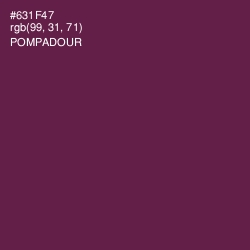 #631F47 - Pompadour Color Image