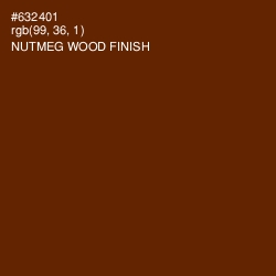 #632401 - Nutmeg Wood Finish Color Image