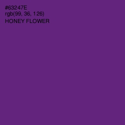 #63247E - Honey Flower Color Image