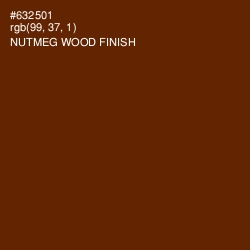 #632501 - Nutmeg Wood Finish Color Image