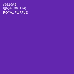 #6326AE - Royal Purple Color Image