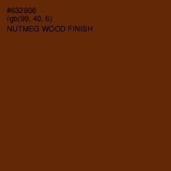 #632806 - Nutmeg Wood Finish Color Image