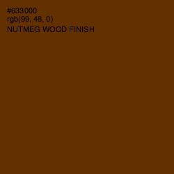 #633000 - Nutmeg Wood Finish Color Image