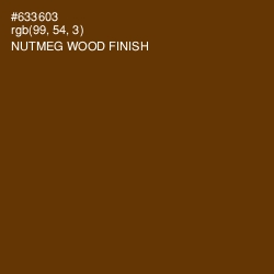 #633603 - Nutmeg Wood Finish Color Image