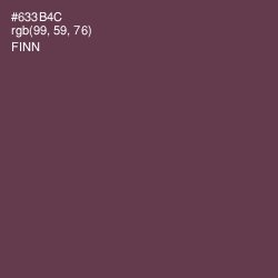 #633B4C - Finn Color Image