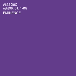 #633D8C - Eminence Color Image