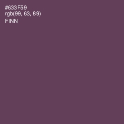 #633F59 - Finn Color Image