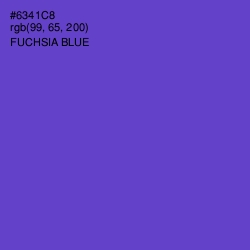 #6341C8 - Fuchsia Blue Color Image