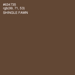 #634735 - Shingle Fawn Color Image