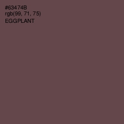 #63474B - Eggplant Color Image