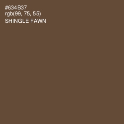 #634B37 - Shingle Fawn Color Image