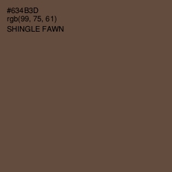 #634B3D - Shingle Fawn Color Image