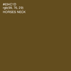 #634C1D - Horses Neck Color Image