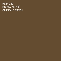 #634C30 - Shingle Fawn Color Image