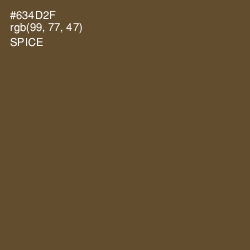 #634D2F - Spice Color Image