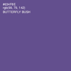 #634F8E - Butterfly Bush Color Image