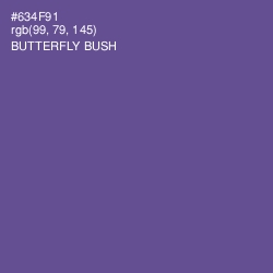 #634F91 - Butterfly Bush Color Image