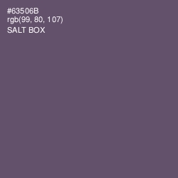#63506B - Salt Box Color Image
