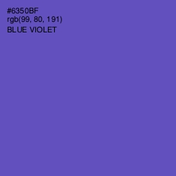 #6350BF - Blue Violet Color Image