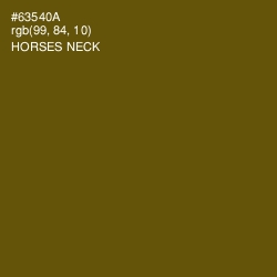 #63540A - Horses Neck Color Image