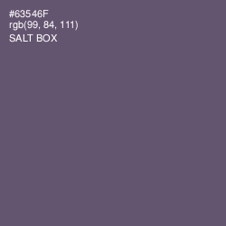 #63546F - Salt Box Color Image