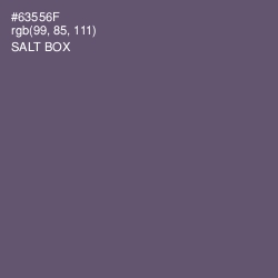 #63556F - Salt Box Color Image