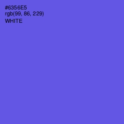 #6356E5 - Royal Blue Color Image