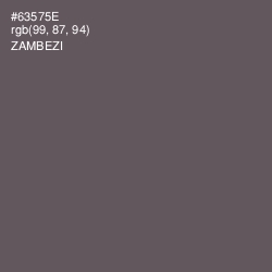 #63575E - Zambezi Color Image