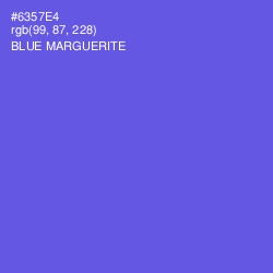 #6357E4 - Blue Marguerite Color Image