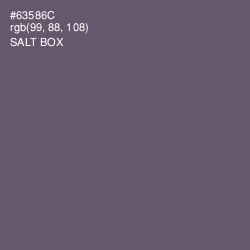 #63586C - Salt Box Color Image