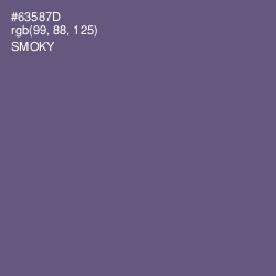 #63587D - Smoky Color Image