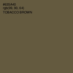 #635A40 - Tobacco Brown Color Image