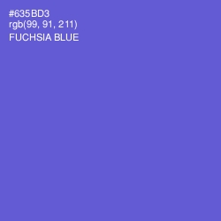 #635BD3 - Fuchsia Blue Color Image