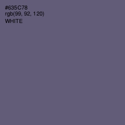 #635C78 - Smoky Color Image