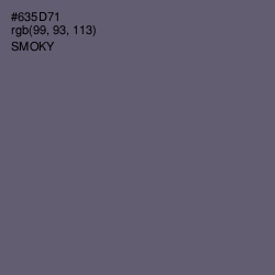 #635D71 - Smoky Color Image