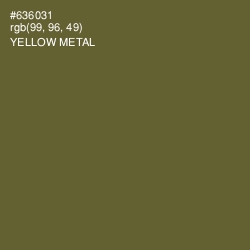 #636031 - Yellow Metal Color Image