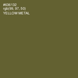 #636132 - Yellow Metal Color Image